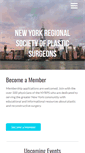 Mobile Screenshot of plasticsurgeryny.org